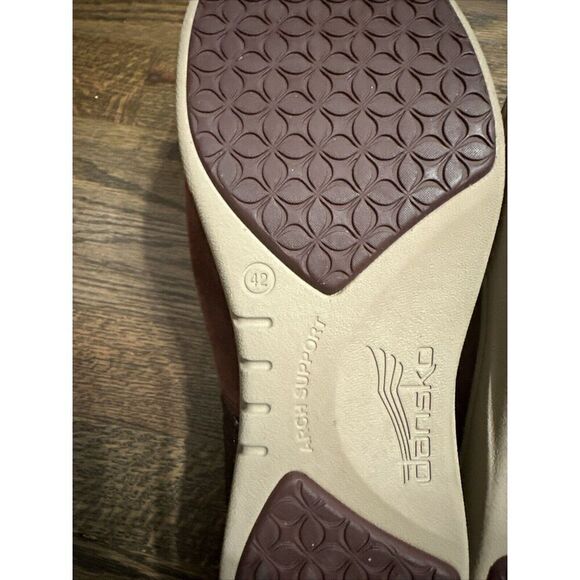 Dansko Brittany Slip On Professional Clogs Purple Raisin 42 11.5 12 Women’s Mule - Picture 8 of 8